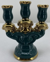 Подсвечник тройной 10,5×6,5 см (высота 13 см)