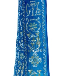 Двойной орарь с поручами, вышивка «Листочек»