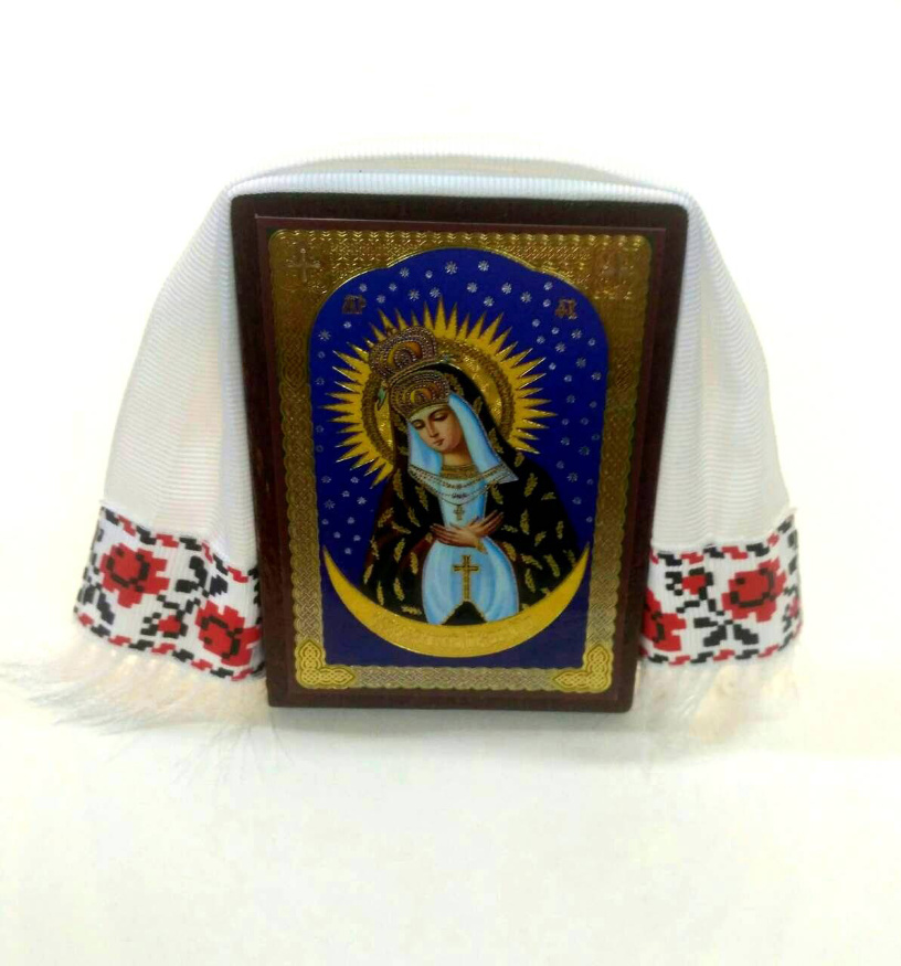 Икона Божией Матери «Остробрамская» 8,5×6