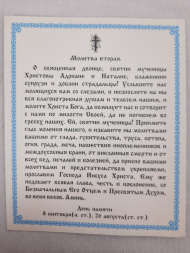 Икона святых мучеников Адриана и Наталии