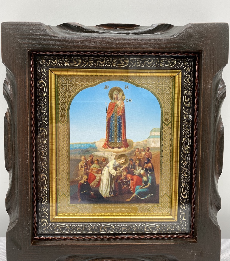 Икона Божией Матери «Всех скорбящих Радость» 19×17 см