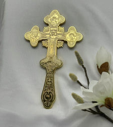 Крест напрестольный, Китай №6 двусторонний 28×16,5 см