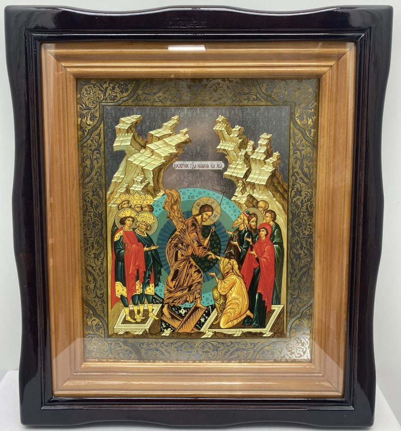 Киот с изменяемыми иконами Двунадесятых праздников 54×47 см