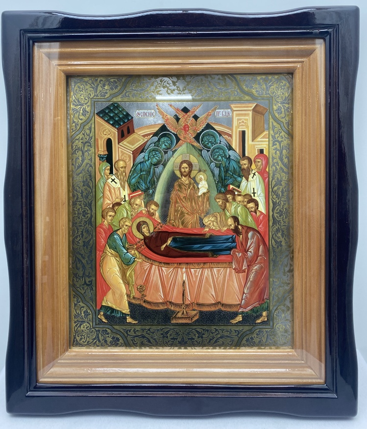 Киот с изменяемыми иконами Двунадесятых праздников 54×47 см