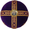 Митра «Крест» фиолетовая