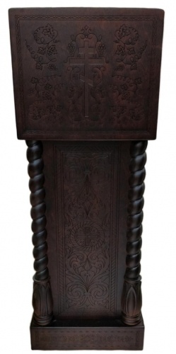 Аналой боковой, 43х43 см, (высота 117–93 см)