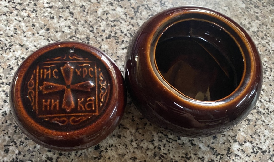 Просфорница керамическая