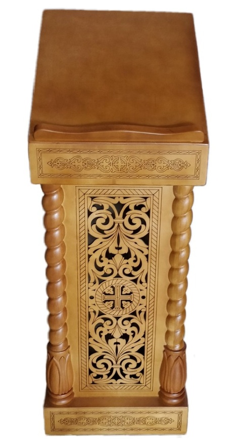 Боковой аналой, 43×43 см (высота 118–93 см)