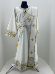 Стихарь диаконский, вышивка «Сердечко»