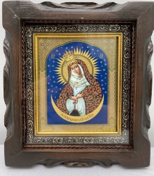 Икона Божией Матери «Остробрамская» 19×17