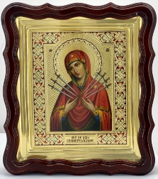 Икона Божией Матери «Семистрельная» (писаная)