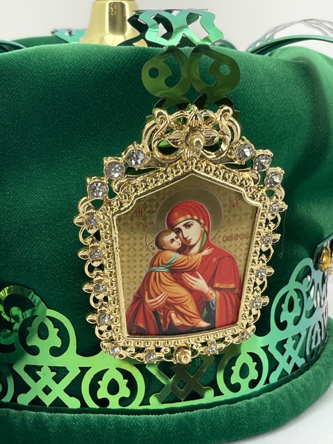 Венцы (пара) диаметр 20 см, высота 25 см (цветной булат)