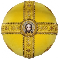 Митра «Крест» жёлтая