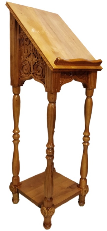 Аналой боковой, 40×40 см (высота 136–100 см)