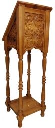 Аналой боковой, 40×40 см (высота 136–100 см)