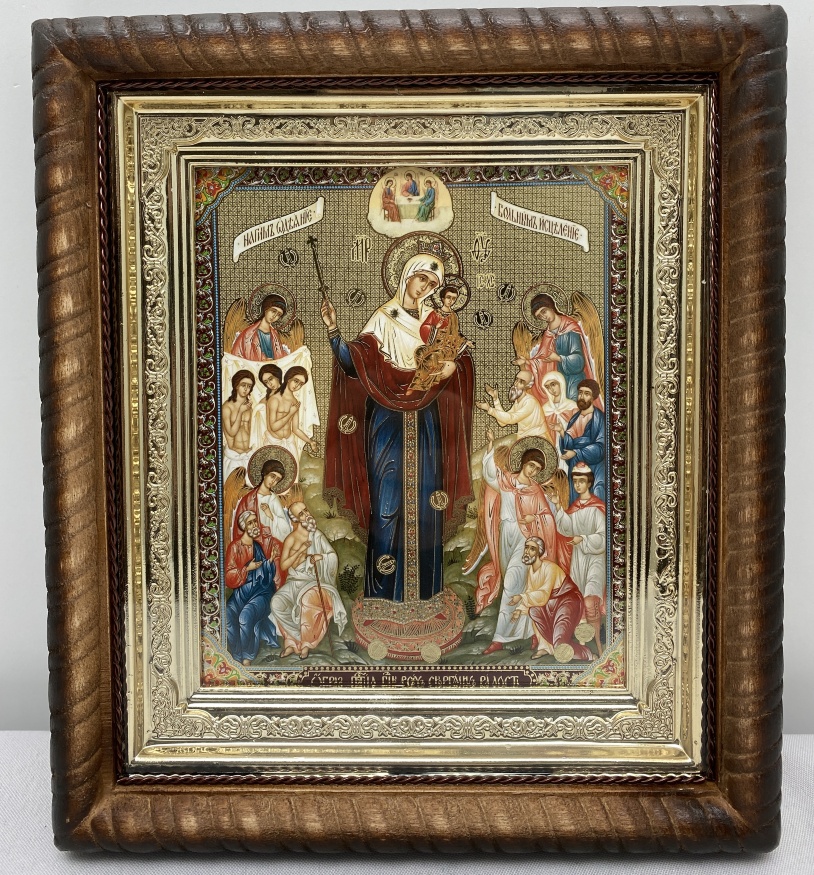 Икона Богородицы «Всех скорбящих Радость» 22,5×25,5 см
