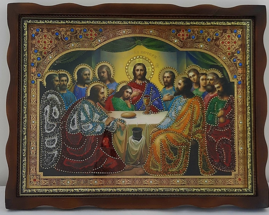 Икона Тайная Вечеря (№40) 45х35 см