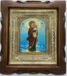 Икона Богородицы "Благодатное Небо" 19х17