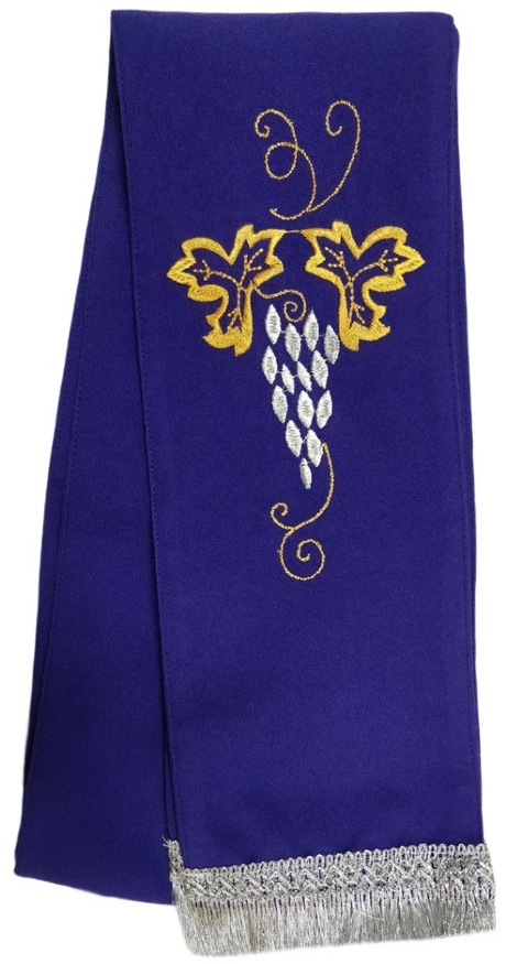 Закладка «Виноград» фиолетовая