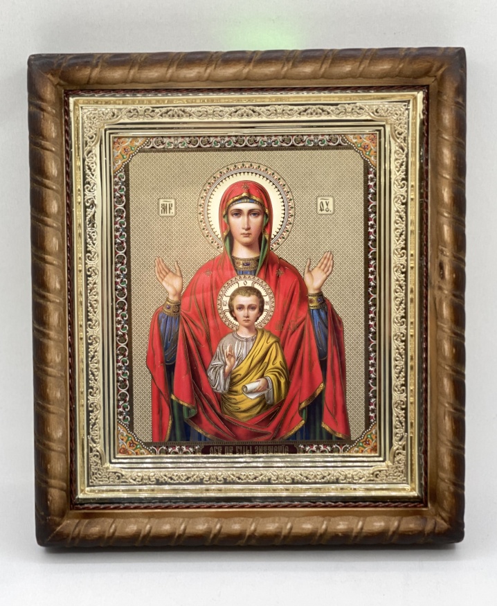 Икона Божией Матери «Знамение» 22,5×25,5