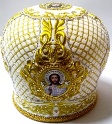 Митра «Сетка» белая