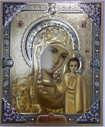 Икона Божией Матери «Казанская» 18×15