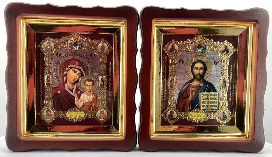 Иконы "Венчальная пара" №15 26х23 см