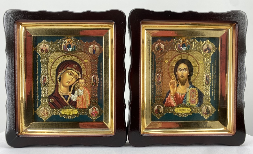 Иконы «Венчальная пара» №5 26×23 см