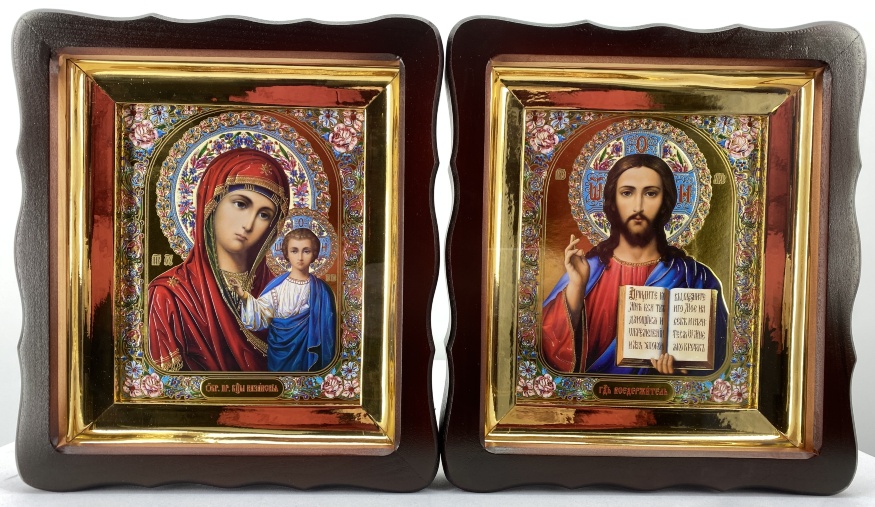 Иконы «Венчальная пара» №23 26х23 см