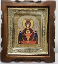 Икона Божией Матери «Неупиваемая Чаша» 19×17