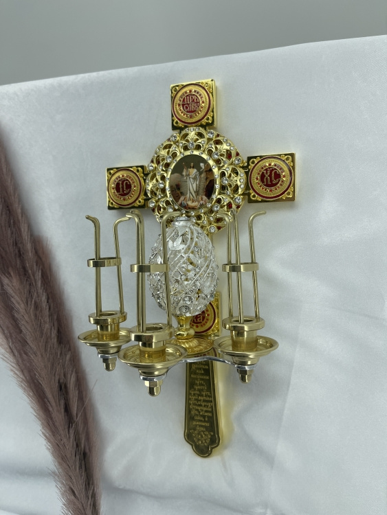 Трисвечник Пасхальный комплект №12 31х16х12 см