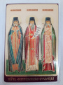 Ламинированная икона Оптинские Старцы (Козельская пустынь)