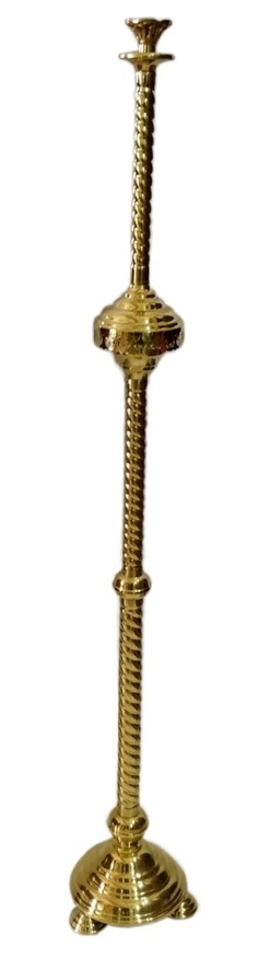 Підсвечник выносной односвечный №1 – 1 (детский, латунь)