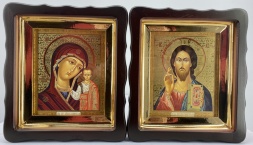 Иконы "Венчальная пара" №3 26×23 см