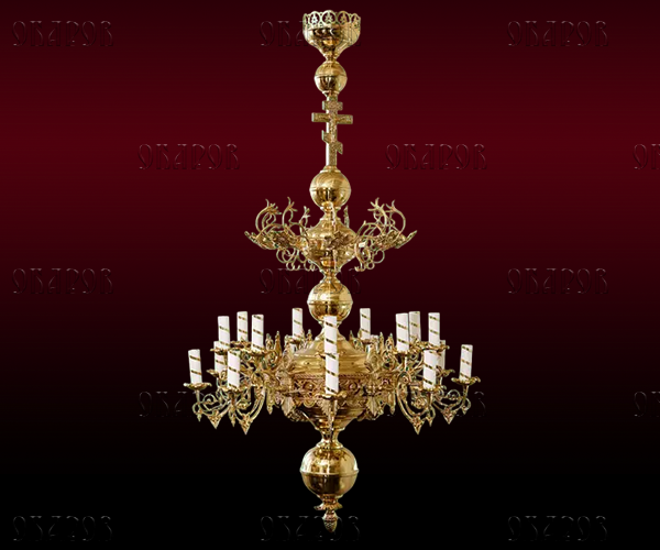 Паникадило одноярусное, восемнадцать свечей (№40)
