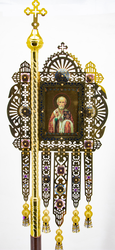 Хоругви металлические (пара)