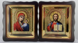 Иконы "Венчальная пара" №25 26×23 см