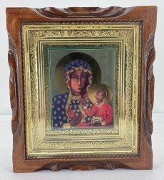 Икона Богородицы «Ченстоховская» 19×17