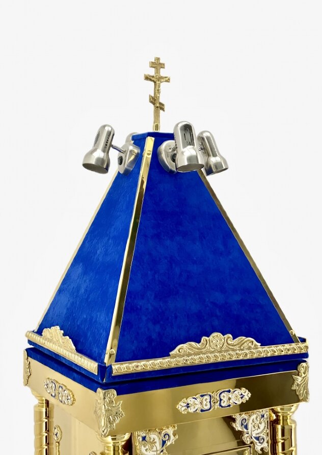 Аналой кліросний (мет.) 52х52см, (висота 170-104см)