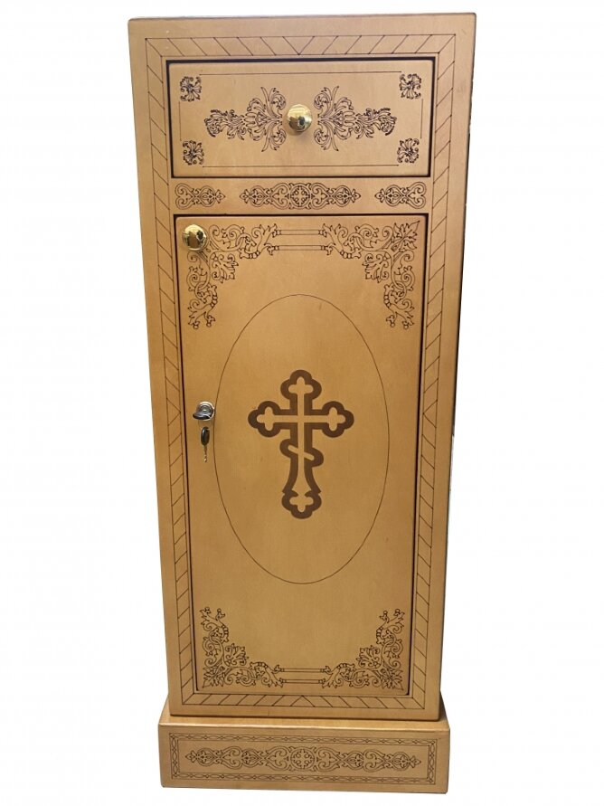 Тумба з висувною полицею 40х40см (висота 105см)