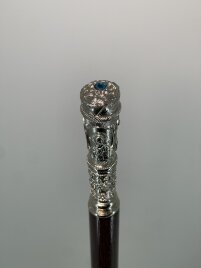 Ігуменський посох, нікелювання, висота 138см