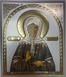 Ікона св. блаж. Матрона (Греція) 18х15см