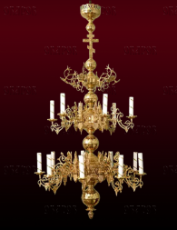 Панікадило 2 яруси, 15 свічок (№6)