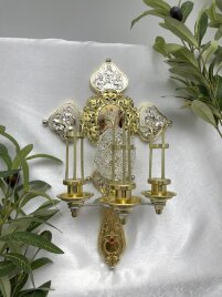 Трисвічник Пасхальний кит. №11 31х19х12см