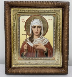 Ікона св. муч. Лариса 22,5х25,5см 