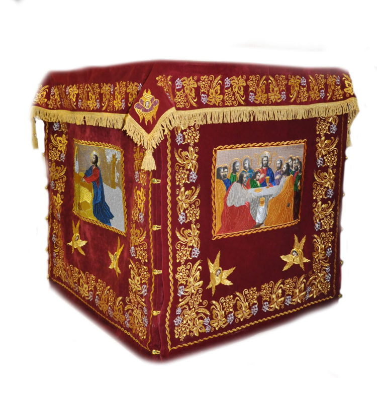 Облачення на престол "Колос" з широкою вишивкою