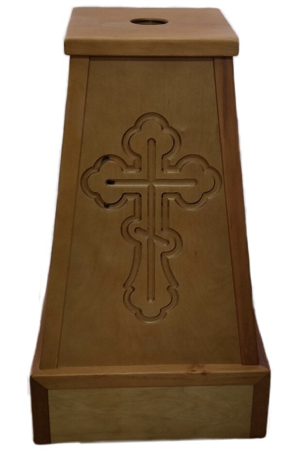 Підставка 31,5х31,5см низ 20х20см верх (висота 64см)