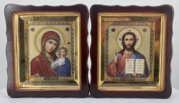 Ікони "Вінчальна пара" №18 26х23см