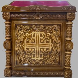 Аналой Центральний 100х64см, (Висота 120-93см)