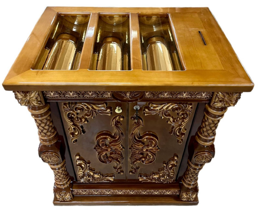 Касса для свічної лавки 90х65,5см (Висота 100см)